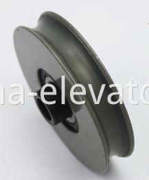 Hitachi Elevator Door Hanger Roller Curved Groove 20mm Length Shaft 65*13*6202